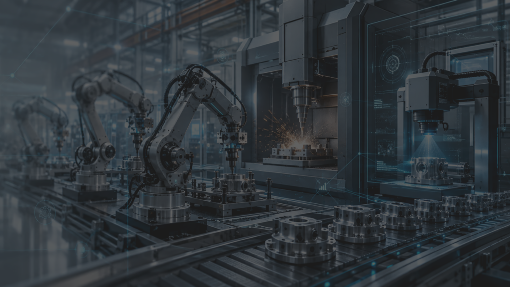 So funktioniert AIoT 3 Roboterfabrik cyan
